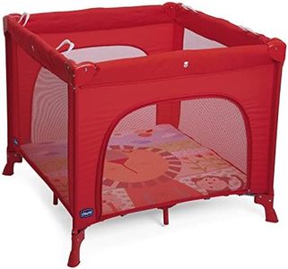 Chicco Parc Open Lit Parapluie Évolutif de Voyage pour Bébés et Enfants, Parc de Jeu avec Tapis Amovible, Fenêtres Latérales en Maille, 4 poignées et Sac de Transport, de la naissance à 15 kg