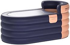 Inflatable adult bathtub with elect