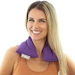 Bed Buddy Heated Aromatherapy Neck Wrap, Lavender Scented - Microwavable Hot & Cold Therapy for Sore Muscles, Stress Relief, and Relaxation - Soft Plush Fabric with Lavender