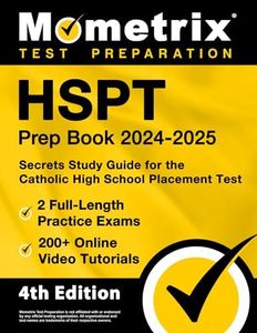 HSPT Prep Book 2024-2025: 2 Full-Length Practice Exams, 200+ Online Video Tutorials, Secrets Study Guide for the Catholic High School Placement Test: [4th Edition]