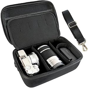 HonGLorD Hard Carrying Case Compatible with Sony Alpha a6000 / a6100 / a6200/a6300 / a6400 / a6500 / a6600 Mirrorless Digital Camera