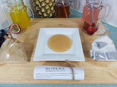Generic Kombucha Making Kit, Scoby, Starter Tea, Instructions, Everything But The Jar