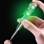 SHARUJA High-Brightness Intelligent Voltage Tester Pen - Multi-function LED Test Pen with Screwdriver for Electric Power Testing, Voltage Tester Detector