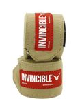 INVINCIBLE Nylon Mexican Style Semi-Stretch Pink Animal Printed Hand Wraps (Beige, 4.5 Meter)