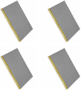 4 Pieces Eight-Layer Sponge Pad, No Glue Foam Biochemical Cotton Aquarium Filtration Accessories Cut to fit Foam Filter Accessories for Fish Tank Pond