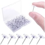 Generic 150 Count Clear Thumb Tacks