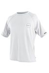 O'Neill Men's 24-7 Traveler UPF 50+ Short Sleeve Sun Shirt, White, Large