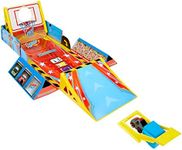 little tikes 661075EUC First Crazy Fast 4-in-1 Dunk’n, Stunt’n, Game’n Set-Exclusive Pullback Toy Includes 1 Car, Launcher, 4 Games & Scoreboard That Travel up to 50ft/15m-For Kids Ages 3+