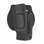 Glock19 Paddle Holster,OWB Holster for Glock 19 23 32 Gen 1,2,3,4,5 Military Retention Paddle Holster Tactical Gun Holster Right Hand Polymer Holster Antolock Released/Index Finger Released