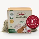 Timothy Hay 10 lb. by JNP Farms, 100% Canadian. Hay for Rabbits, Guinea Pigs, Chinchillas, Hamsters, Premium Quality, All-Natural