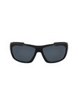 Columbia Men's Utilizer Sunglasses, Matte Black/Smoke Polarized, 62 mm