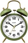 SHARP Twin Bell Alarm Clock, Loud A