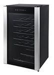 Russell Hobbs RH34WC1 Freestanding Wine Cooler, 34 bottle capacity, Black, stainless steel