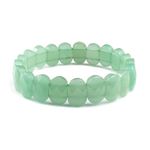 REMEDYWALA Unisex-Adult Charged Green Aventurine Diamond Cut Bracelet