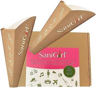 SaniGirl Pee Funnel for Women | Disposable | Female Urinal | Feminine Care | Portable Urination Device | Travel Essentials for Women | Camping Gifts for Women | Porta Potty Hack (50 Count Bulk Pack)