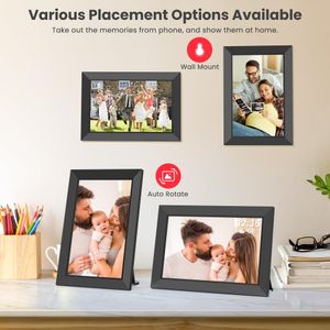Frameo 10.1" WiFi Digital Photo Frame – Touchscreen Display