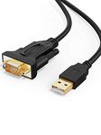 CableCreation Usb To Rs232 AdapterRs-232 Db9 Serial Converter Usb Cable For Modem,Personal Computer,Printer,Scanner,Windows 10,8.1,8,7,Vista,Xp,2000,Linux,Mac Os X 10.6&Above(3 Feet/1M,Black )