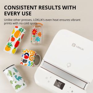LOKLIK Auto Tumbler Heat Press – Fast Mug Printing Machine