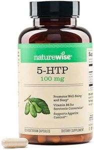 NatureWise 5-HTP 100mg | Natural Mood & Sleep Support | Curbs Appetite to Support Weight Loss | Enhanced with Vitamin B6 | Non-GMO, Gluten Free, Vegetarian (Packaging May Vary) [2 Month - 120 Count]