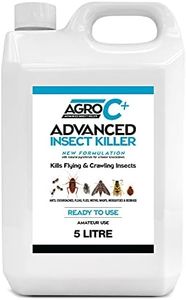 Advanced Flea Killing Poison Spray Treatment with Added Permethrin, Insects, 5L