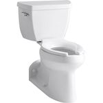 Kohler K-3578-0 Barrington Pressure Lite, Comfort Height Toilet, White