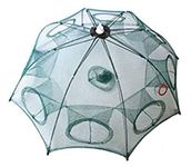 2 Pack crawfish trap,crab fish trap,Foldable Fishing Bait Trap Cast Net Cage with 18 Feets Nylon Rope for Catching Small Bait Fish Eels Crab Lobster Minnows Shrimp 2 pack