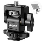 NEEWER Field Monitor Holder with Cold Shoe Mount, 1/4" Screw for 5" & 7" Monitor Compatible with Atomos Ninja V, 360° Swivel 180° Tilt Damping Adjustable, Compatible with SmallRig Cage Handle, MA002