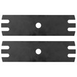 LEFITPA 2 Pack Replacement 781-0080 781-0080-0637 Edger Blade for MTD 25B-550C000 25B-550C029 25B-550D200 25B-550229 25B-520J000 25B-520J029 25B-520K200 2008 Lawn Mower Models (9'' L x 2 1/2" W)