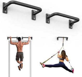Jusgym Pull Up Bar for Doorway, Heavy Duty Strength Training Pull-Up Bars for Home Gym, Wall Mounted/Joist Mounted/Ceiling Mounted Chin Up Bar with Reinforced Thick Metal Construction - Supports 500 lbs for Full-Body Workouts