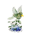 Somil Little Flying Bird Sitting On A Tree Animal Figure, Statue, Showpiece Handmade Crystal Showpiece for House Decoration, Car Dashboard, Gift