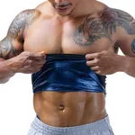 Sweat Spark Waist Trimmer for Men (Black, Small) - Sweat More, Shape Your Back & Abdomen, Wear During Workout