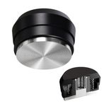 MATOW 53.3mm Palm Tamper, Espresso 30lbs Clibrated Spring Loaded Puck Tamper with Stainless Steel Ripple Base, Barista Coffee Hand Leveler Tamper Compatible with 54mm Breville Series Portafilter