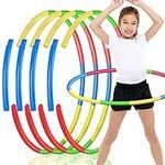 4 Pack Kids Exercise Hoops-Adjustab