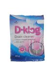 D-Klog Drain Cleaner Powder (40g x 5N), Removes Clogs, Blockages in Washbasin, Septic Tank, Sinks, Pipes within 30 Minutes, No Manual Hassle Drainage block and Clog remover