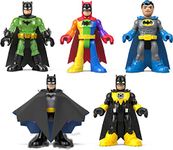 Fisher-Price Imaginext DC Super Friends Batman Toys 80th Anniversary Collection Figure Set for Adults & Preschool Kids Ages 3+ Years