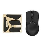 kwmobile Mouse Grip Tape Compatible with Razer Viper Mini Grip Tape - Non-Slip Faux Leather - Black