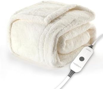 Sunbeam Sherpa Heated Throw Blanket, 50" x 60"
