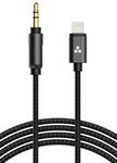 iPhone 12 Aux Cable (Apple MFi Certified) Lightning to Male 3.5mm Auxiliary Cord Lead Connector (iPhone Audio Link to Car, Jack, Headphones & Speakers) (Black)