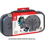 Nintendo Switch Game Traveler Deluxe Travel Case- Zelda Breath of the Wild - Sheikah Eye - Grey