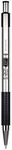 Zebra Pen F-301 Ballpoint Stainless Steel Retractable Pen, Fine Point, 0.7mm, Black Ink, 2 Pack, 27112