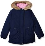 OshKosh B'Gosh Girls' Pretty Cool Parka Jacket, Classic Navy, 4