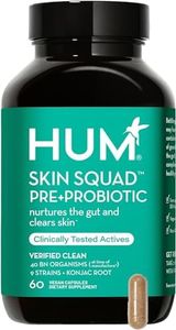 HUM Nutrition Skin Heroes Pre + Probiotic Clear Skin Supplement