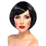 Smiffys Babe Wig Bob (Short, Black)