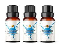 Aroma Energy | Nice Girl Fragrance Oil 30ml (3 x 10ml) Highly Scented Oil for Diffuser, Candles, Soap Making, Wax Melt, Slime, Perfume | Vegan, Made in UK