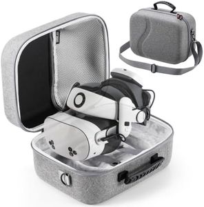 STARTRC GAMES Large Carrying Case for Meta Quest 3/Quest 3S, Hard Travel Case for BOBOVR S3 Pro/Kiwi Design Battery Head Strap and Other Accessories, Storage Case and Soft Lining for Quest 3S
