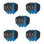 Harrows Retina Dart Flights | 5 x sets Darts Flights (15 Flights Total) I 100 Micron Dart Flights I Premium Extra Strong Made in UK I Professional Darts Accessories I Blue Dart Flights