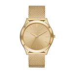 Michael Kors Men's Slim Runway Quartz Stainless-Steel Strap, Gold, 21.9 Casual Watch (Model: MK8625)