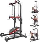 Pooboo Power Tower Dip Station Pull