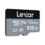 Lexar microSDXC Card 512GB High-Performance 1066x UHS-I U3