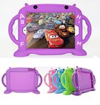 CHIN FAI iPad Case for Kids, New iPad 2017 / iPad Pro/iPad Air 1 2 / iPad 5 6 Cute Case 9.7 inch Universal Shockproof Silicone Protective Cover with Self Stand [BPA FREE][Side Handles]